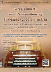 20201031 Orgelkonzert Sora Yu Rühlmannorgel Buckau_klein